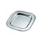 Contemporary Home Living 9.5" Silver Square Reflective Serving Tray